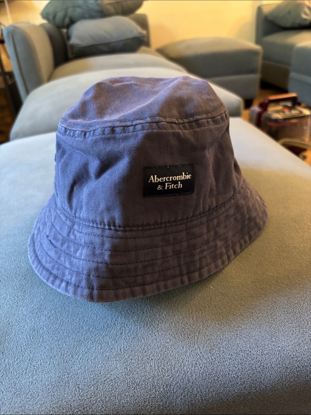 #248 Abercrombie & Fitch Purple Bucket Hat & Nikoz International Red Bucket Hat
